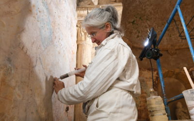 Début de restauration des fresques à l’église romane
