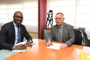 Le maire de Mounana à Mont-Saint-Martin