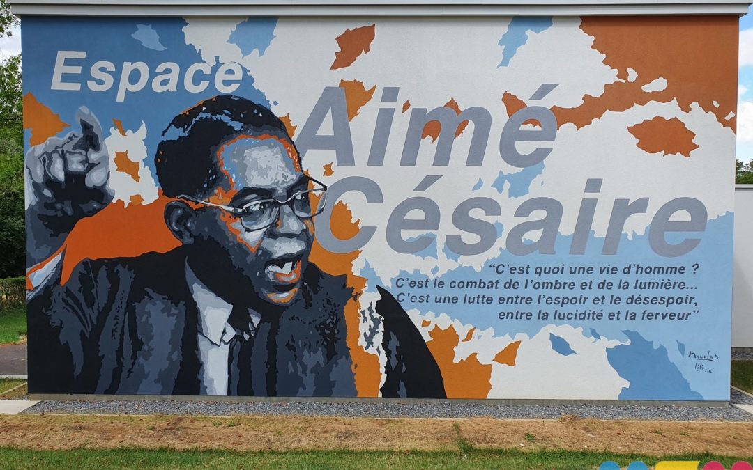 Aimé Césaire, visible du boulevard de Metz