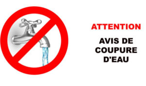 Coupure d’eau – Mardi 22 juillet 2025