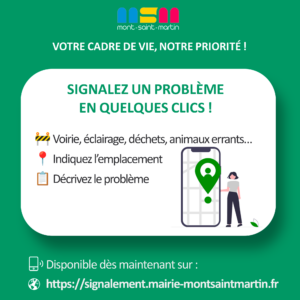 Le signalement des anomalies urbaines avec un nouvel outil numérique