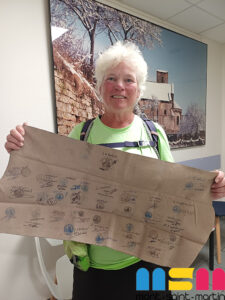 Une pélerine à Mont-Saint-Martin