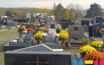 Le cimetière est prêt pour la Toussaint