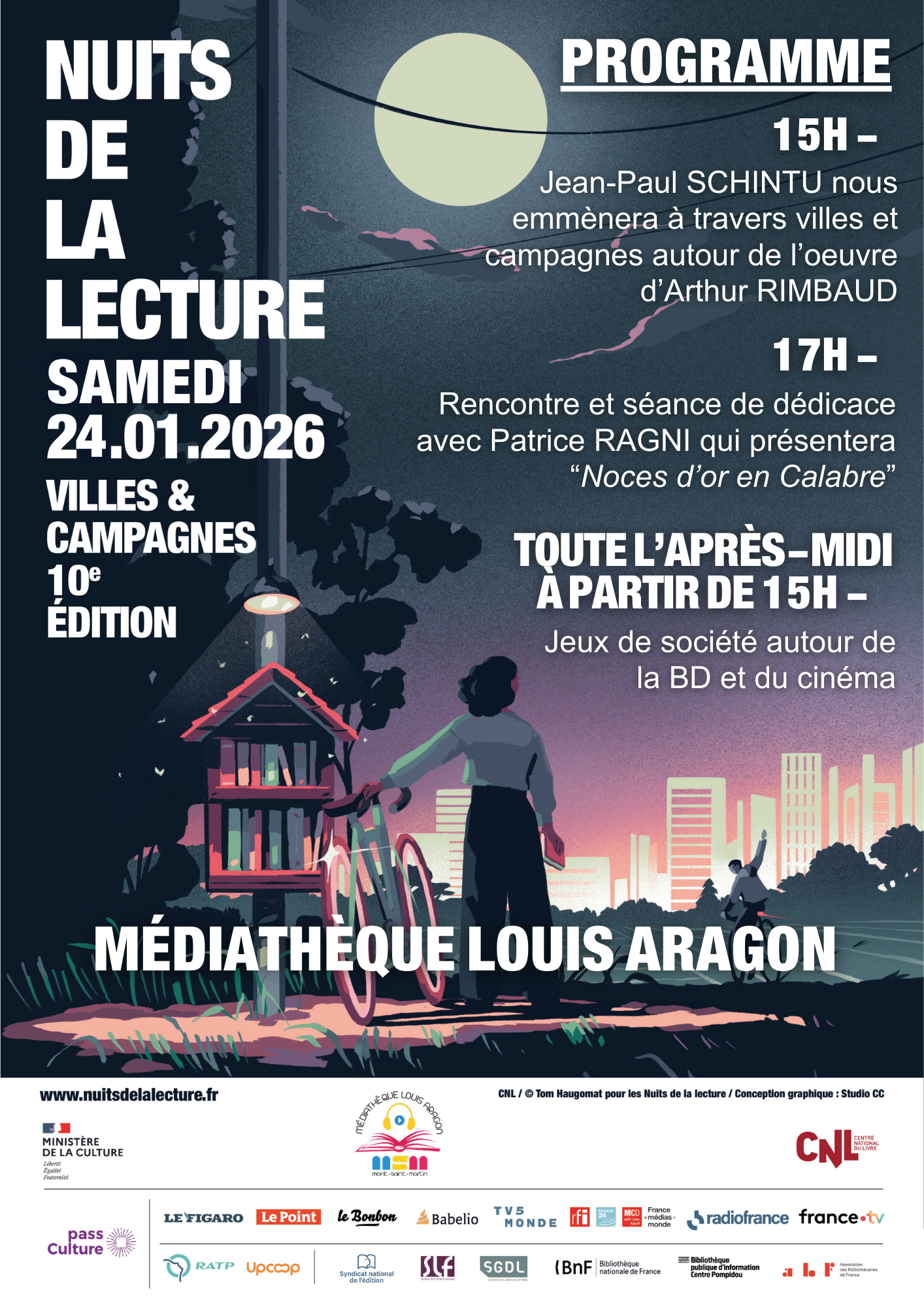 Nuit de la lecture : les villes et les campagnes | Ville de Mont-Saint ...